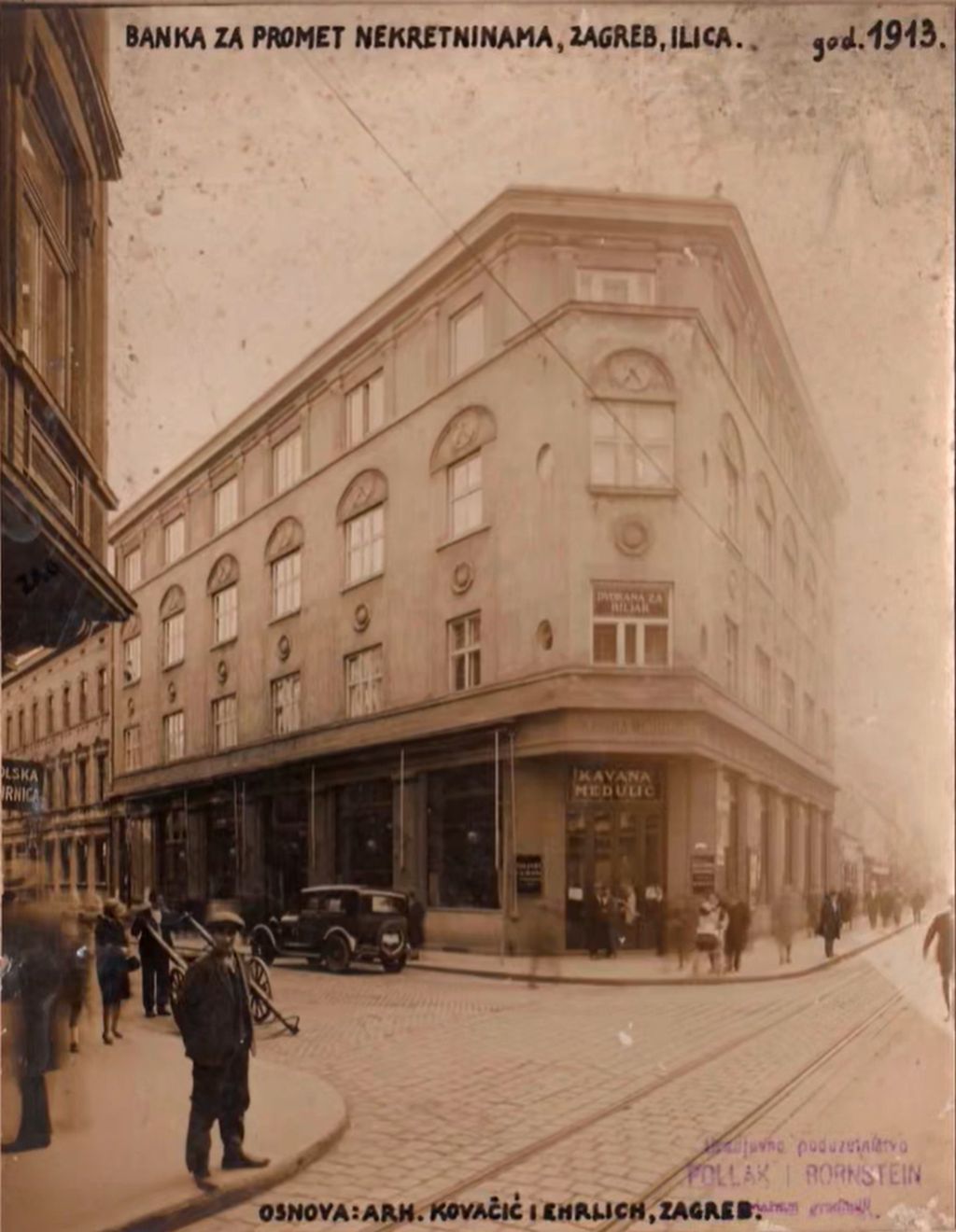 Kavana Medulić 1913. godine